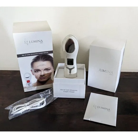 Lumina NRG Hot & Cold Ultrasonic Cream Infuser for Face and Eye Device